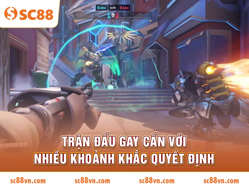 Trận đấu gay cấn với nhiều khoảnh khắc quyết định
